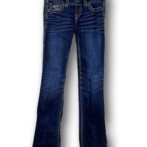 Silver McKenzie Slim Bootcut Jeans Dark 27/32